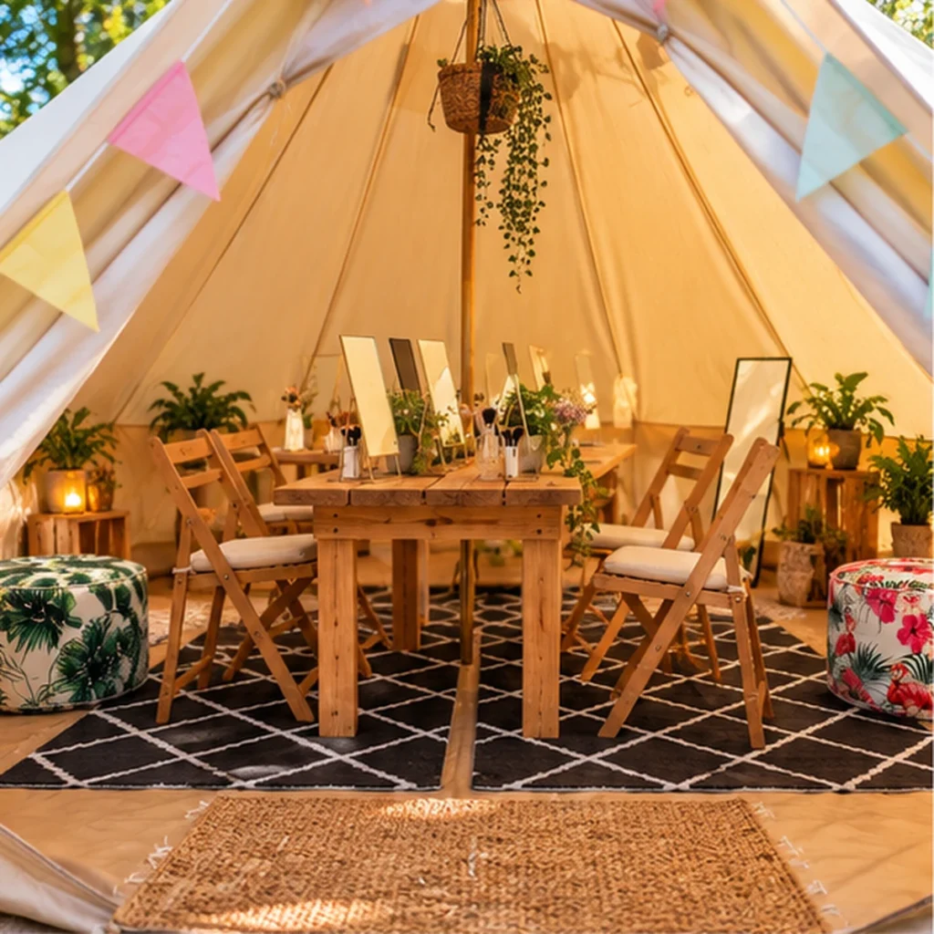 Brilliant bell Tent Hire Getting Ready Tent wide_perspective