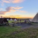 Showing the difference between Giant Tipis and Bell Tents.