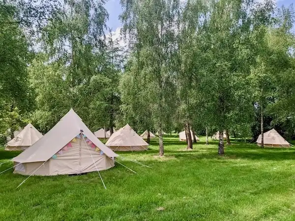 Brilliant Bell Tent Hire - Brilliant Bell Tent Hire exterior bells in the woods scaled 1