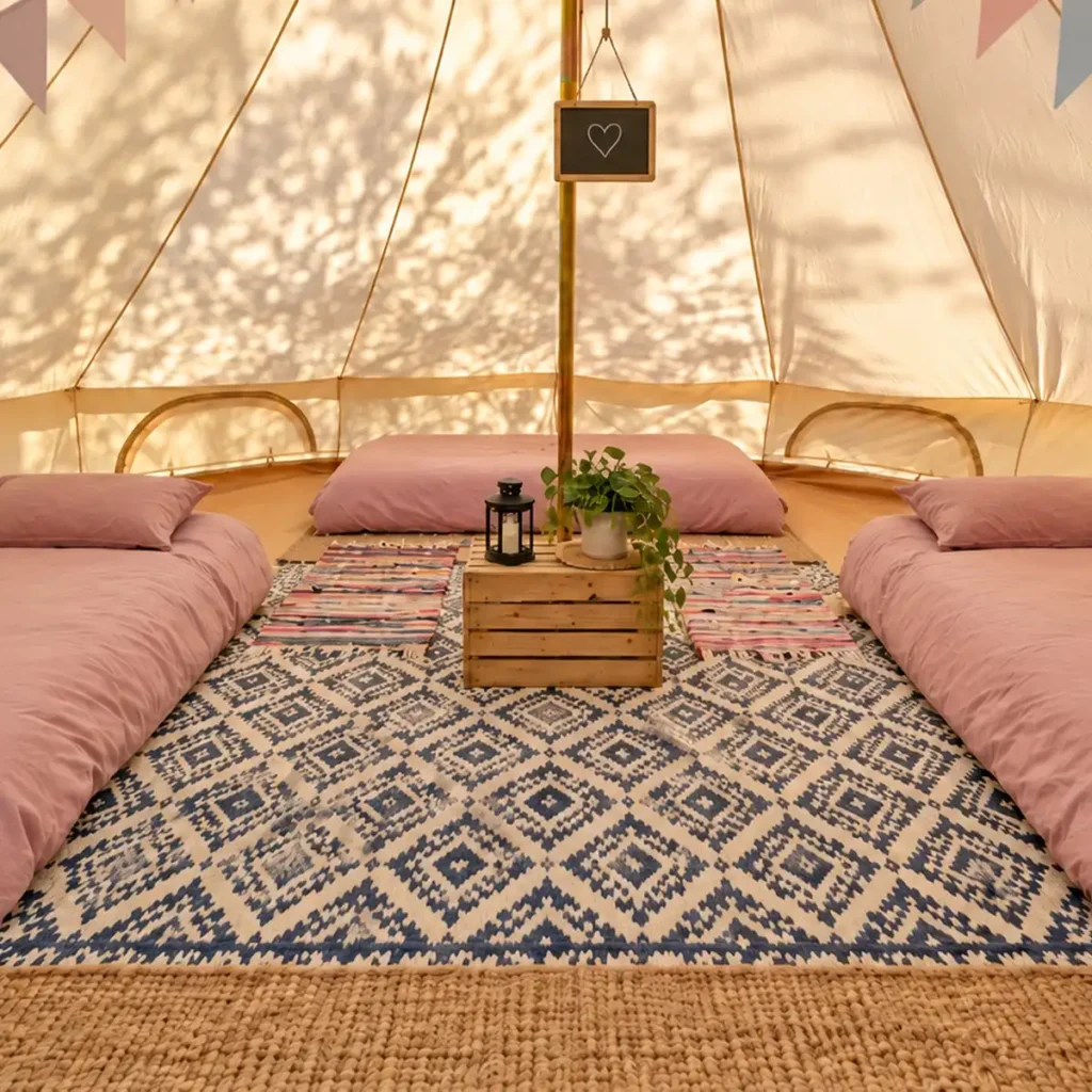 3 Singles Fully Furnished - Brilliant Bell Tent Hire Product Image - Square